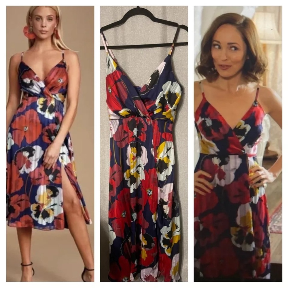 New Lulus All About Love Floral Print Dress Size Small